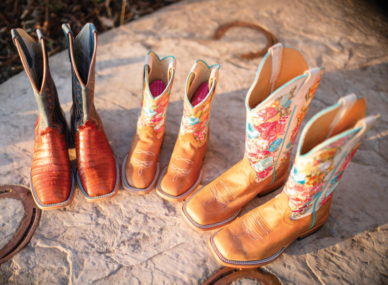 Western boots.