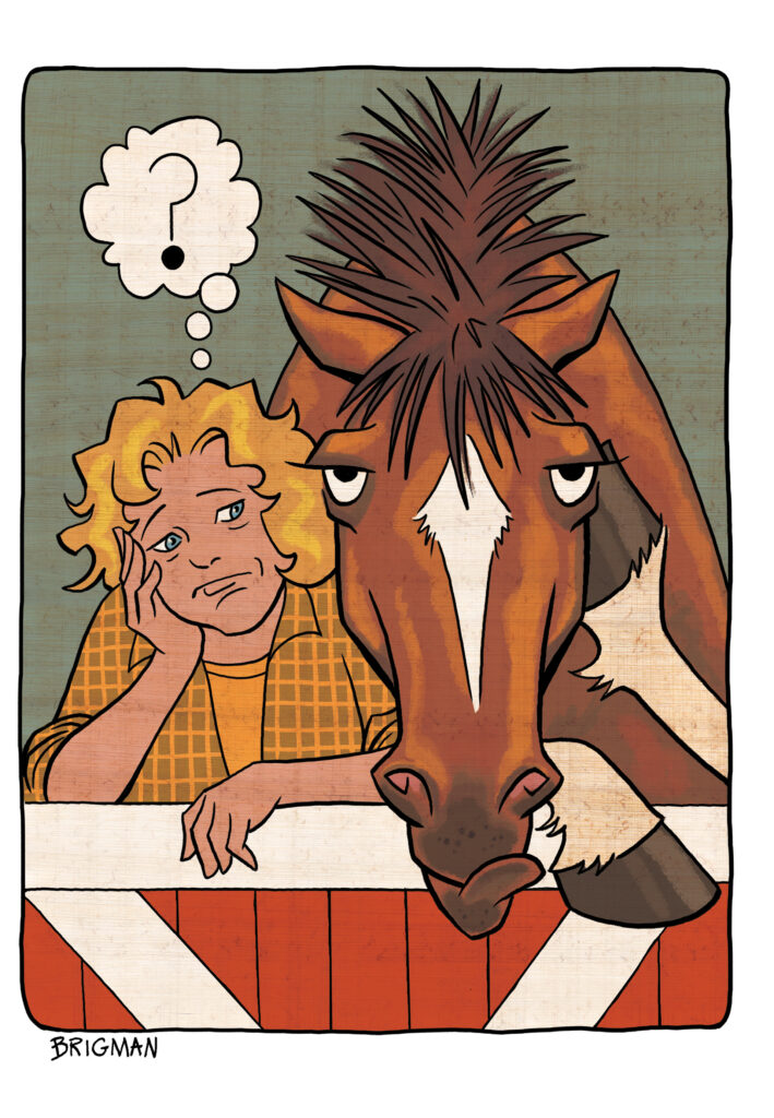 happy horse
