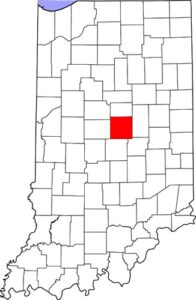 Map of Hamilton County, Indiana