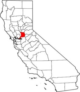 Map of Sacramento County, California