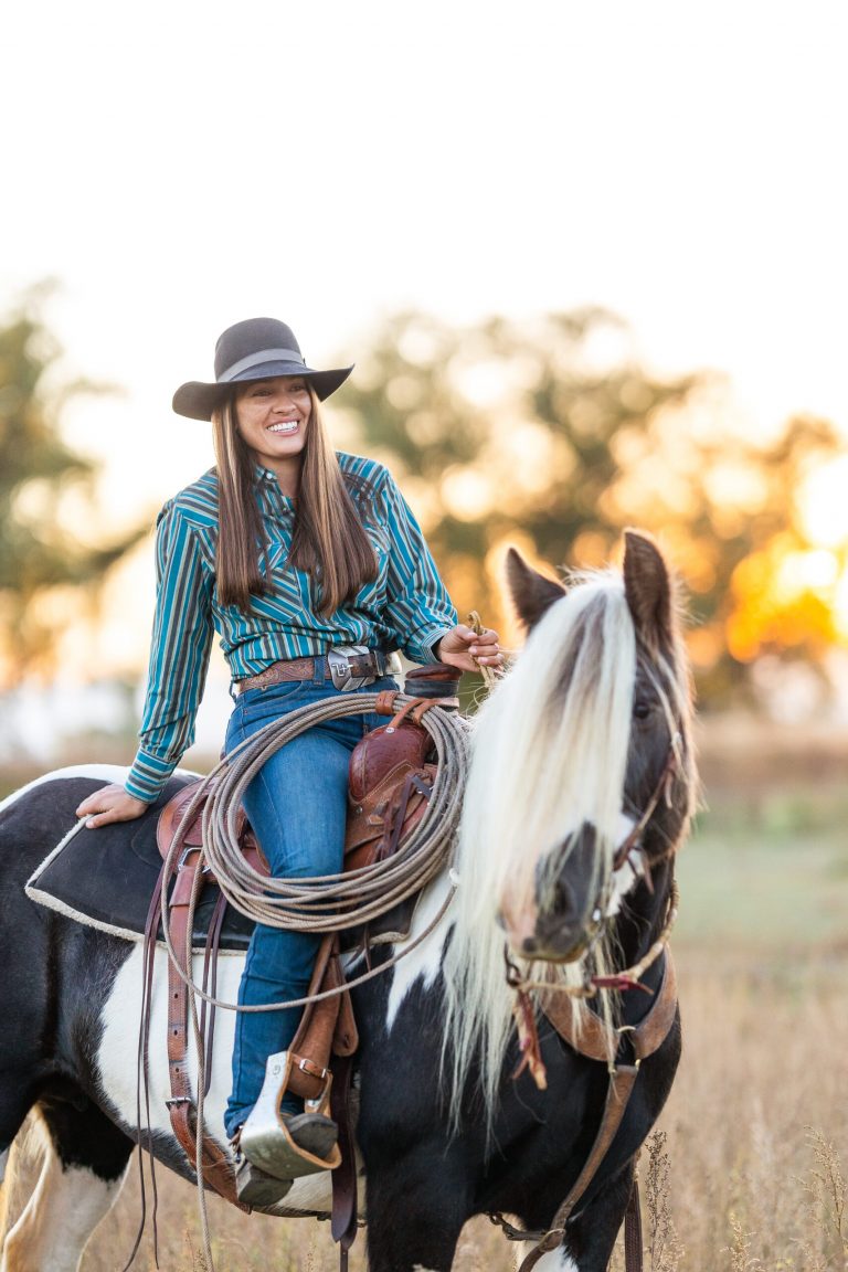 Caiti Hladky of Calvary Cobs shares her reasons for choosing Gypsy Vanners for Western riding.
