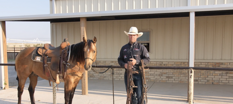 Miles Baker and bridles