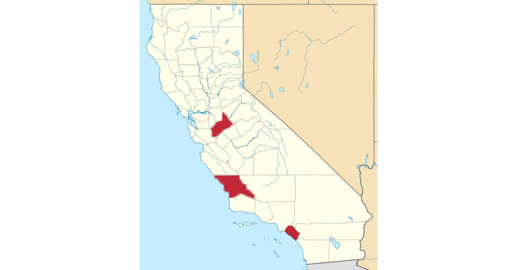 Three new West Nile virus (WNV) cases have been confirmed in California, located in Orange, San Luis Obispo and Stanislaus counties. 