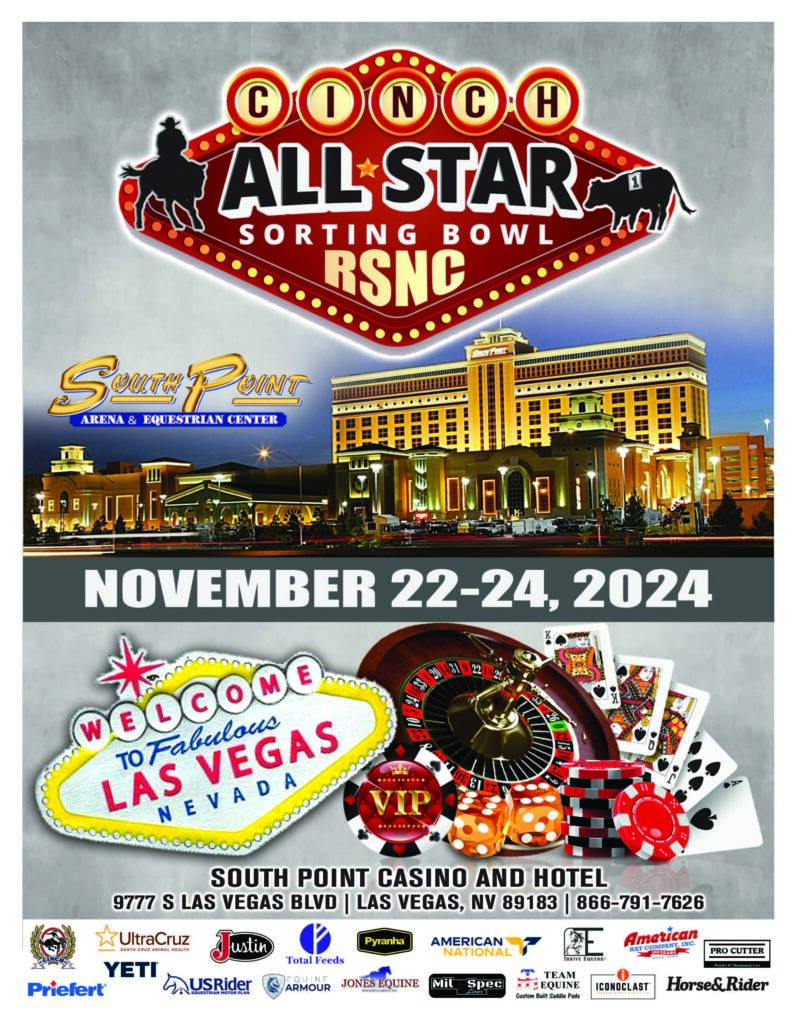 Cinch RSNC Nov. 2024 flyer for All Star Sorting Bowl at the South Point