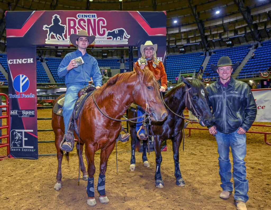 Alberto Villalon Jr. Julie Hoystadt CInch RSNC San Antonio Stock Show & Rodeo ranch sorting 2025
