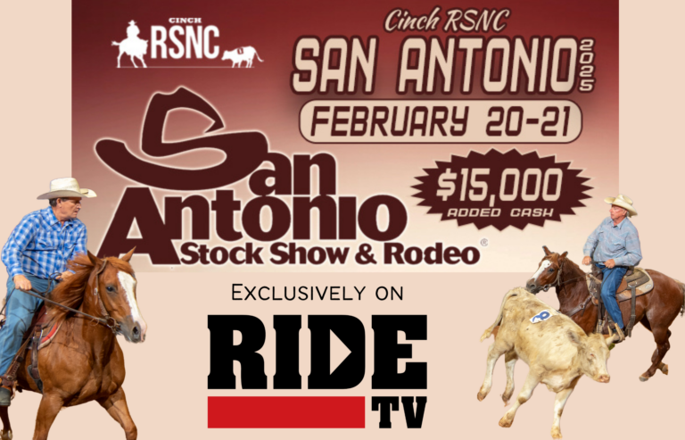 San Antonio Cinch RSNC ranch sorting Live on Ride TV