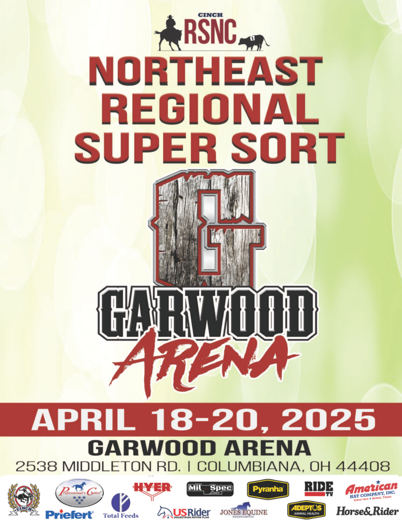 Cinch RSNC Ohio ranch sorting 2025 flyer 1 of 3