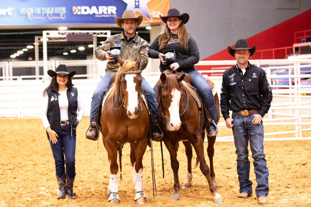 Nelson Mas and Olivia Parks #9 ranch sorting Houston Cinch RSNC