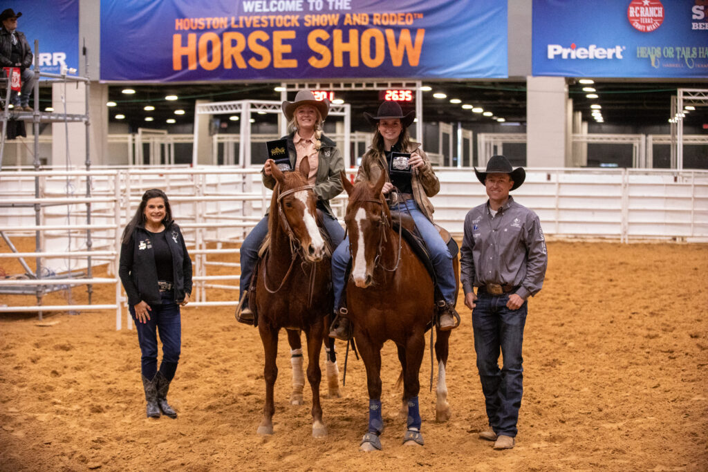 RodeoHouston Cinch RSNC ranch sorting 2025 Sadey Rasmussen and Jamie O'Neil