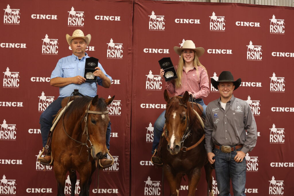 Tim Field and Avery Gamble waco, texas, cinch rsnc ranch sorting