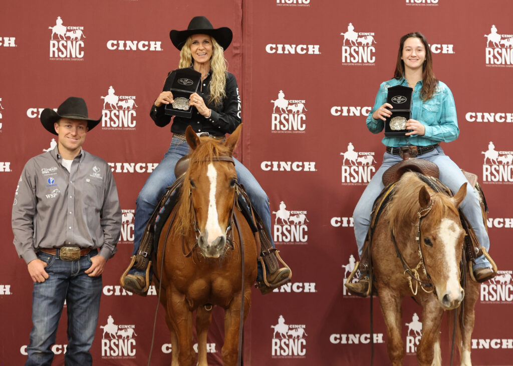 ranch sorting cinch rsnc waco texas ronda lamont and madison moshier