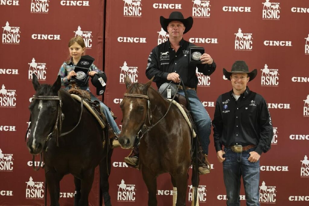 Sutton Pierce and Kevin Reese Cinch RSNC Northeast Regional ranch sorting Ohio 2025