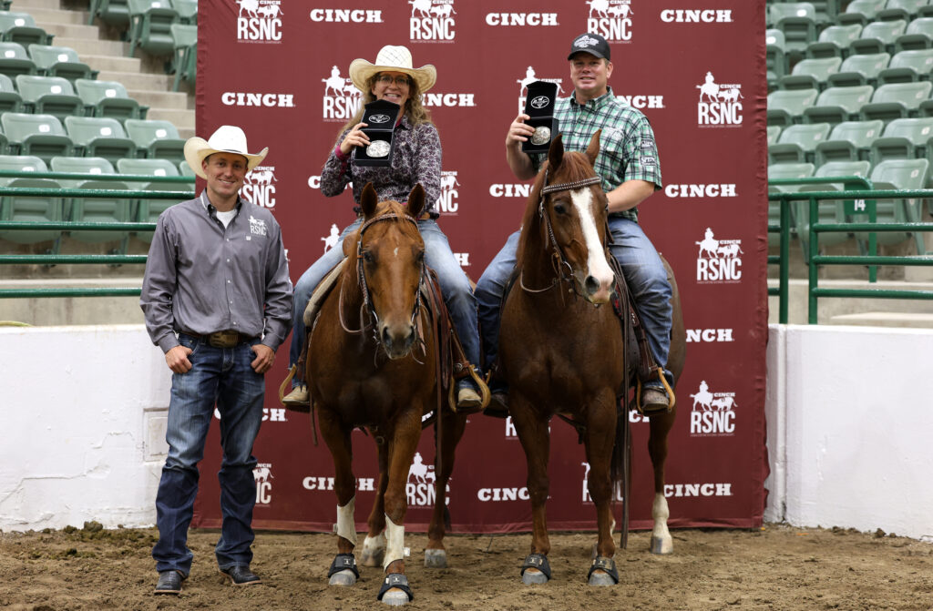 Amy McDougal and Joel Lesh Cinch RSNC Reno Rodeo Ranch Sortigng