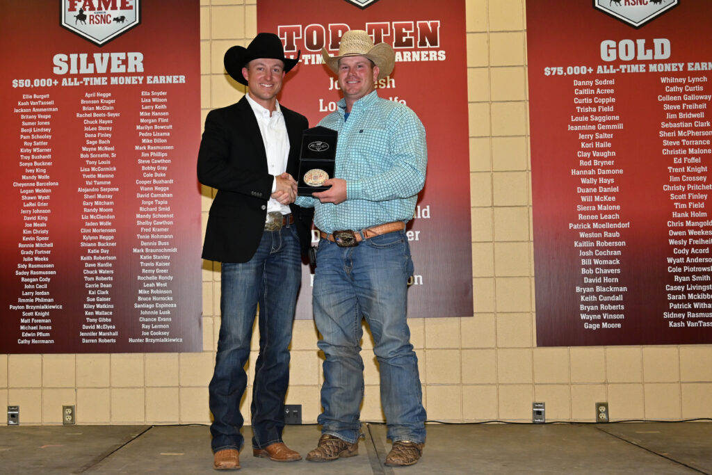 Joel Lesh Top 10 money earner ranch sorting Cinch RSNC Hall of Fame 2025