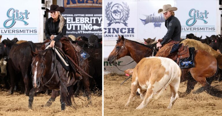 2026 NCHA Celebtrity Cutting Winners_ ThadLuckinbill-HollyFrancois_Seth Petit