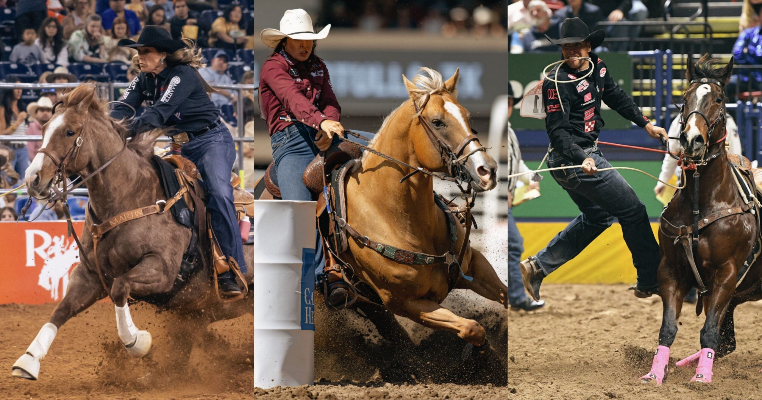 Jackie Crawford_Hailey Kinsel_Shad Mayfield_Big Guns in cowtown