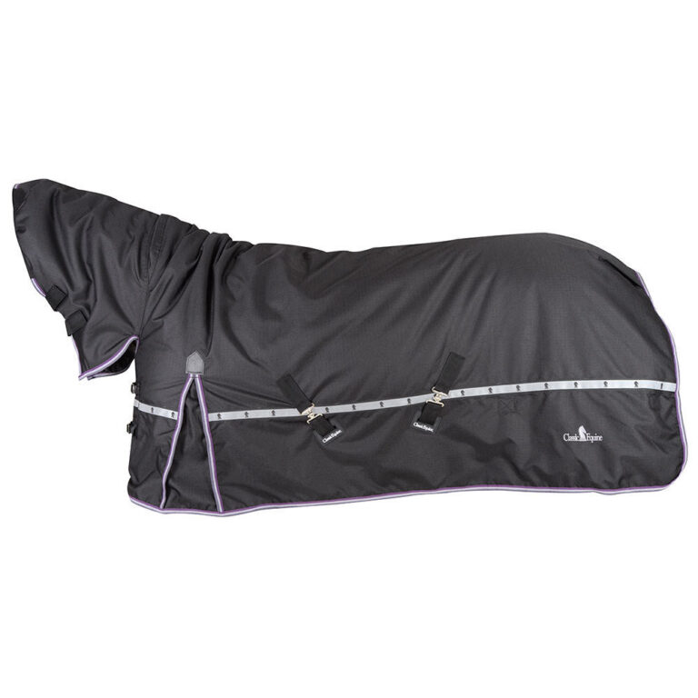 Classic Equine 10K Cross Trainer Horse Blanket with Hood