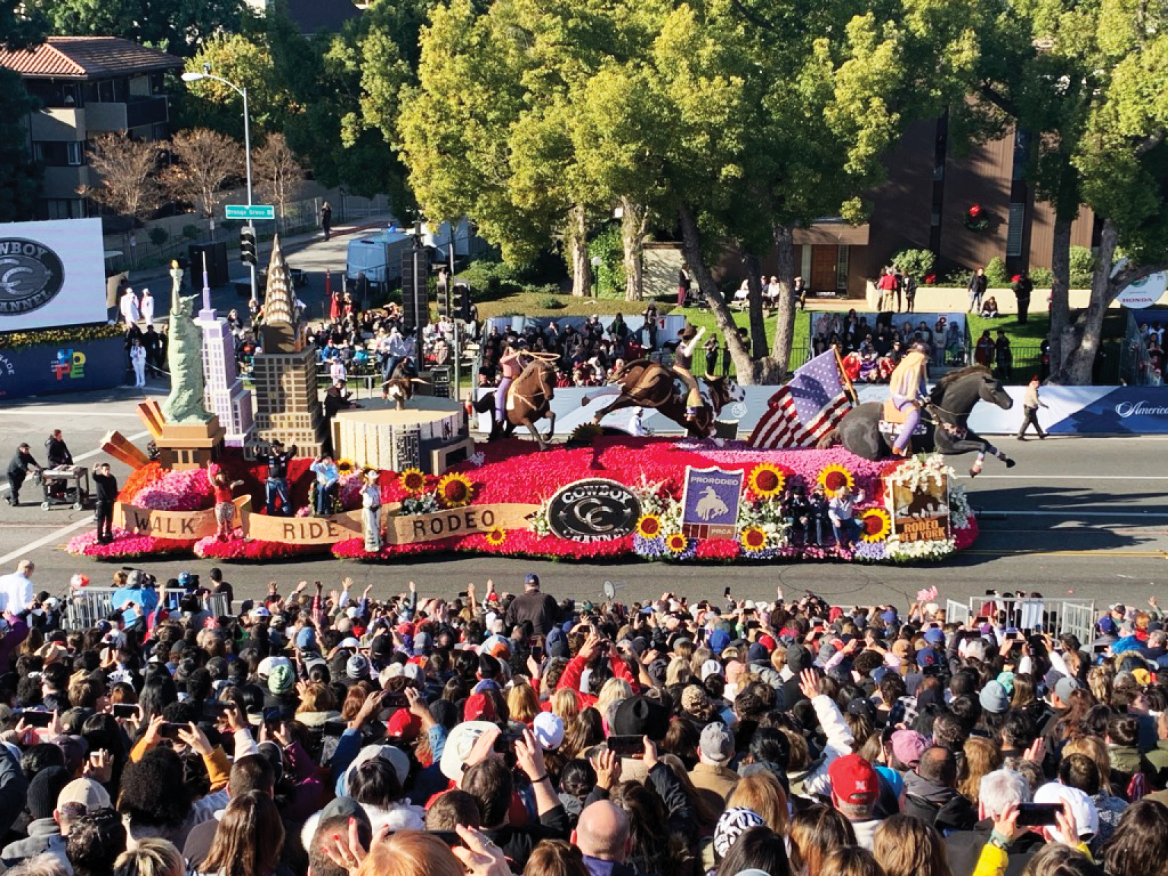 Iconic Rodeo Floats You, Too, Can Overcome Your Challenges on Horseback
